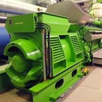 a large green machine